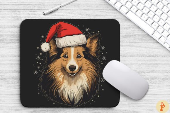 Christmas Shetland Sheepdog Mouse Pad Review