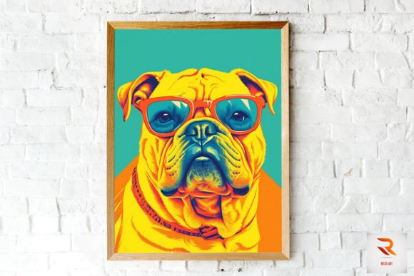 Colorful Surrealism Bulldog Wall Art – Hands-On Review