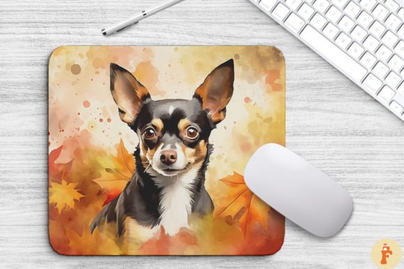 Cute Chihuahua and Autumn Mouse Pad – A Designer's Review