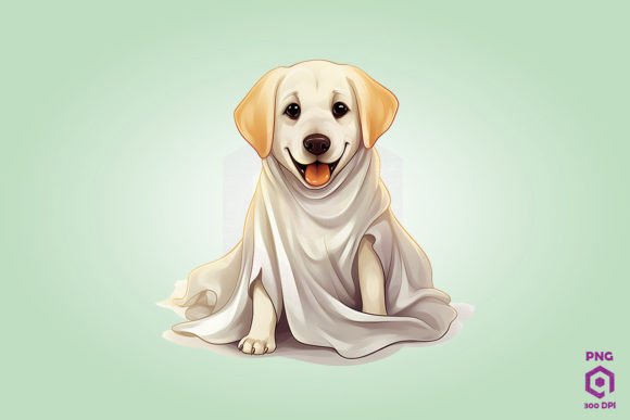 Labrador Retriever in Ghost Costume 1: Embroidery Review