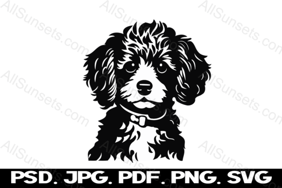 Poodle Puppy Cute Silhouette Minimalist Design Review