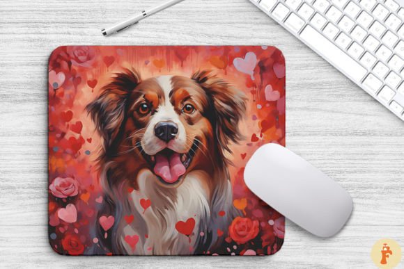 Sweet Australian Shepherd in Valentine: A Designer’s Take
