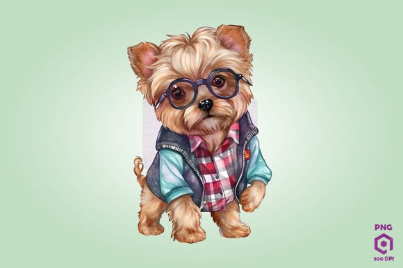 Yorkshire Terrier Wearing Trendy Fashion: A Designer's Review